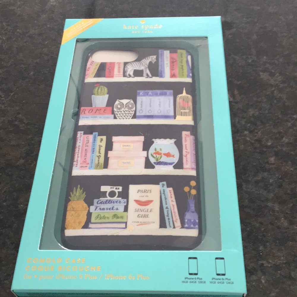 iPhone 6 Plus case Kate Spade library